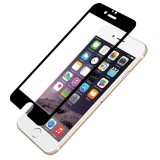 Folie Protectie Apple Iphone 6 Metal NEGRU Tempered Glass Astrum, Anti zgariere