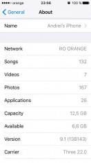 iPhone 5 silver 16GB,r-sim. foto