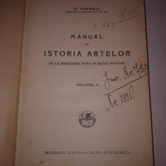 O.TAFRALI - MANUAL DE ISTORIA ARTELOR Vol.2., Ed.1927