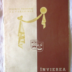Program teatru "INVIEREA" de L. Tolstoi - Stagiunea 1960 - 1961, Sala Comedia