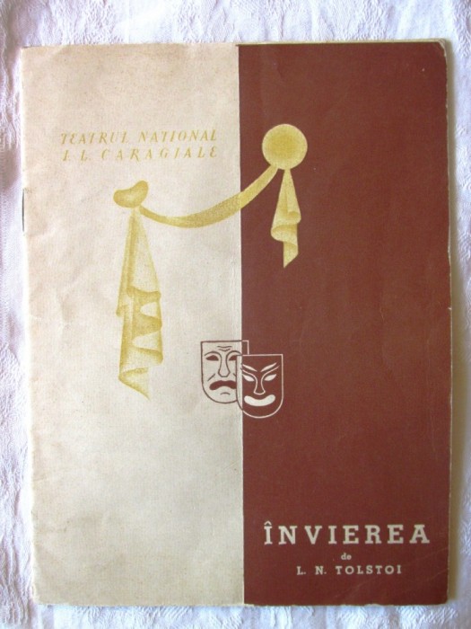 Program teatru &quot;INVIEREA&quot; de L. Tolstoi - Stagiunea 1960 - 1961, Sala Comedia