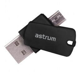 Astrum Cititor Card OTG USB/MicroSD CR100 Blister foto