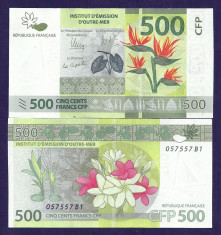 Teritoriile Franceze din Pacific ( POLINEZIA ) 500 FRANCI FRANCS 2014 UNC , P-5 foto