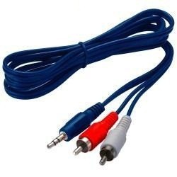 Cablu Aux RCA 3.5mm Stereo 3.0m CB-SRCA03-BL Astrum