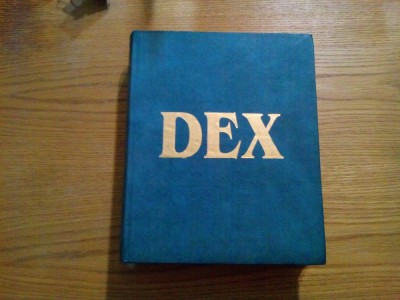 DEX DICTIONAR EXPLICATIV AL LIMBII ROMANE - 1996, 1192 p. foto