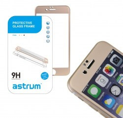 Folie Protectie Apple Iphone 6 Plus Metal GOLD Tempered Astrum foto
