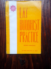 Lay buddhist practice foto