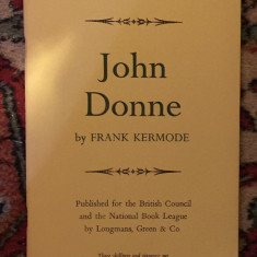 John Donne / Frank Kermode