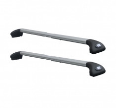 Bare transversale aluminiu Fabbri Viva 2 Standard pentru KIA Rio (DC) Hatchback model 2003-2005 foto