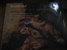 Brahms, serenade - disc vinil (vynil), pick-up foto