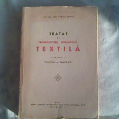 Tratat de tehnologie mecanica textila-vol I-Filiatura Tricotaje-Iosif Ionescu