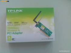 TP-LINK PLACA DE RETEA WIRELESS PCI 150MBPS, ATHEROS 2.4GHZ TL-WN751ND foto