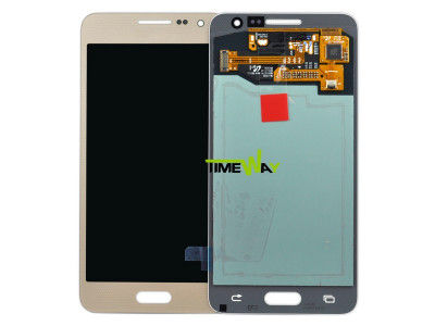 Display Samsung Galaxy A3 A300 2015 auriu touchscreen cu ecran complet foto