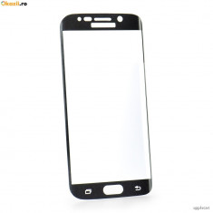 Geam Samsung Galaxy S6 Edge Plus Tempered Glass Black foto