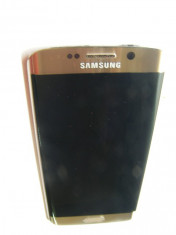Display Samsung Galaxy S6 G920 alb negru auriu / original / LCD cu touchscreen foto