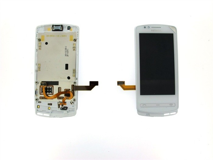 Display LCD cu Touchscreen Nokia 700 Alb Orig Swap