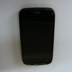 Display LCD cu touch (fisurat) HTC Desire X Negru Original Swap