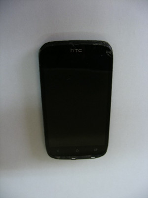 Display LCD cu touch (fisurat) HTC Desire X Negru Original Swap foto