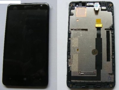Display LCD cu touchscreen Nokia Lumia 625 Negru Original China foto