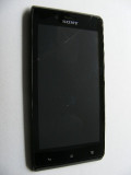 Display cu touchscreen(fisurat) si rama Sony ST26i Xperia J Swap