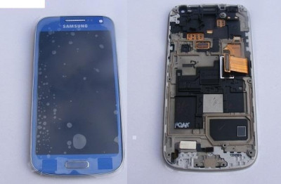 Display + Touchscreen Samsung Galaxy S4 Mini i9190 Albastru Orig foto