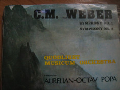 CM von Weber - disc vinil (vynil), pick-up foto