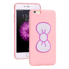 Husa silicon fundita Iphone 6 4,7" antisoc + folie protectie ecran