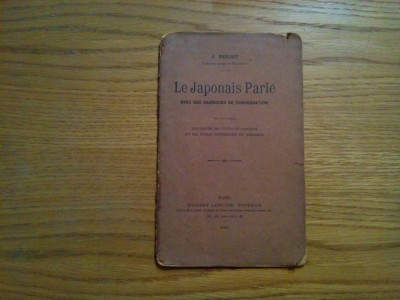 LE JAPONAIS PARLE * Avec des Exercices de Conversation - J. Berjot - 1907, 32 p. foto