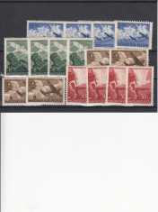 UNGARIA 1942, MI 687/90, 4 SERII MNH,LOT 1 ST foto
