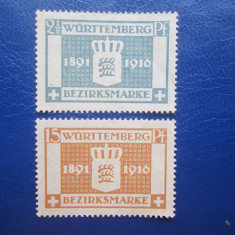 TIMBRE GERMANIA WURTTEMBERG