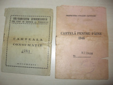 CARTELA PENTRU PAINE + CARTELAPENTRU NECESITATI, 1946 foto