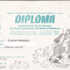 bnk fil Diploma Expofil Olimpiada Alba `88 Sinaia