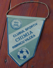 Fanion sport fotbal - Clubul sportiv Chimia Rimnicu Vilcea ( Ramnicu Valcea ) ! foto