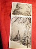 Ilustrata- Fotografie-dubla -Sinaia - Castelul Peles , cca.1950