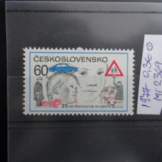 Serie completa Cehoslovacia-timbru Ceskoslovensko-nestampilata-1977