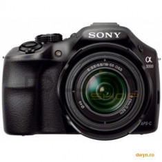 Sony Camera foto Sony DSLR A3000 Kit + obiectiv 18-55mm, 20.1 MP, CMOS EXMOR APS HD, Ecran LCD TFT 3&amp;#039;, 2, foto