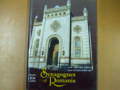 Sinagogi din Romania synagogues of Romania Bucuresti 1997 text limba engleza foto