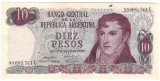 SV * Argentinan 10 PESOS / AUSTRALES 1973 - AUNC