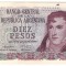 SV * Argentinan 10 PESOS / AUSTRALES 1973 - AUNC