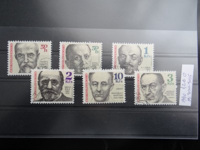 Serie completa Cehoslovacia-Ceskoslovensko-stampilat-1990 foto
