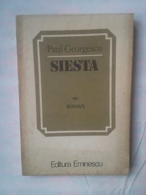 PAUL GEORGESCU - SIESTA foto