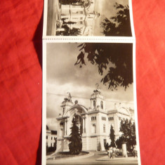 Ilustrata- Fotografie-dubla -Cluj - Teatrul National , cca.1950