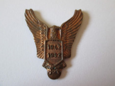 PROBA INSIGNA JUBILEUL A 50 DE ANI AVIATIE 1942-1992 foto