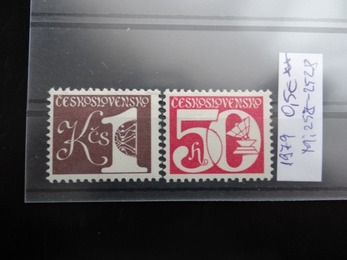 Serie completa Cehoslovacia-Ceskoslovensko-nestampilata **-1979