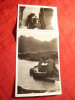 Ilustrata- Fotografie-dubla -Lacul si Cabana Balea , cca.1950, Necirculata