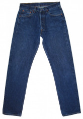 Blugi LEVI&amp;#039;S 501 - (MARIME: W 33 / L 34) - Talie = 81 CM / Lungime = 114 CM foto