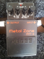 Vand pedala chitara electrica Boss MT-2 (Metal Zone) foto