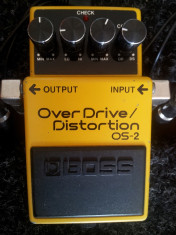 Vand pedala chitara electrica Boss OS-2 (Overdrive/Distortion) foto