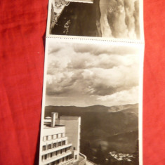 Ilustrata- Fotografie-dubla -Sinaia - Hotel Cota 1400 , cca.1950