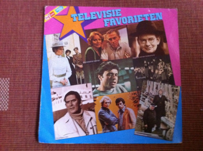 TELEVISIE FAVORIETEN muzica film Starsky Hutch Charlies Angels Onedin vinyl VG+ foto